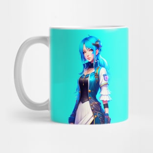 cute anime girl design Mug